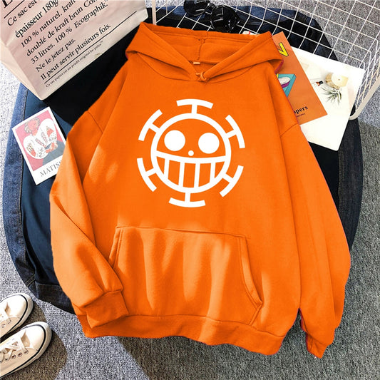 Sweat-Shirt Orange Logo Trafalgar D. Water Law - One Piece™