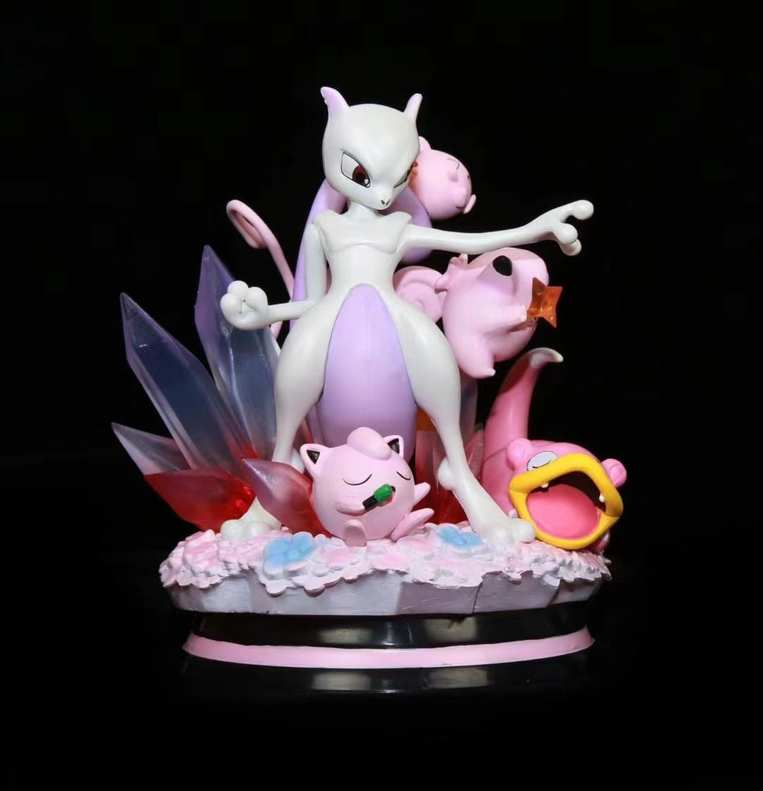 Figurine Mewtwo et Rondoudou - Pokémon™