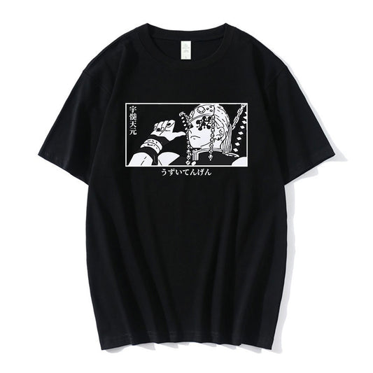 T-shirt Noir Oversize Uzui Tengen - Demon Slayer™