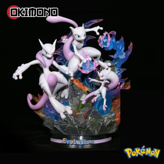 Figurine Mewtow et ses évolutions - Pokémon™