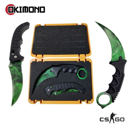 Couteaux fauchon et karambit doppler gamma caisse d'armes - CS GO™