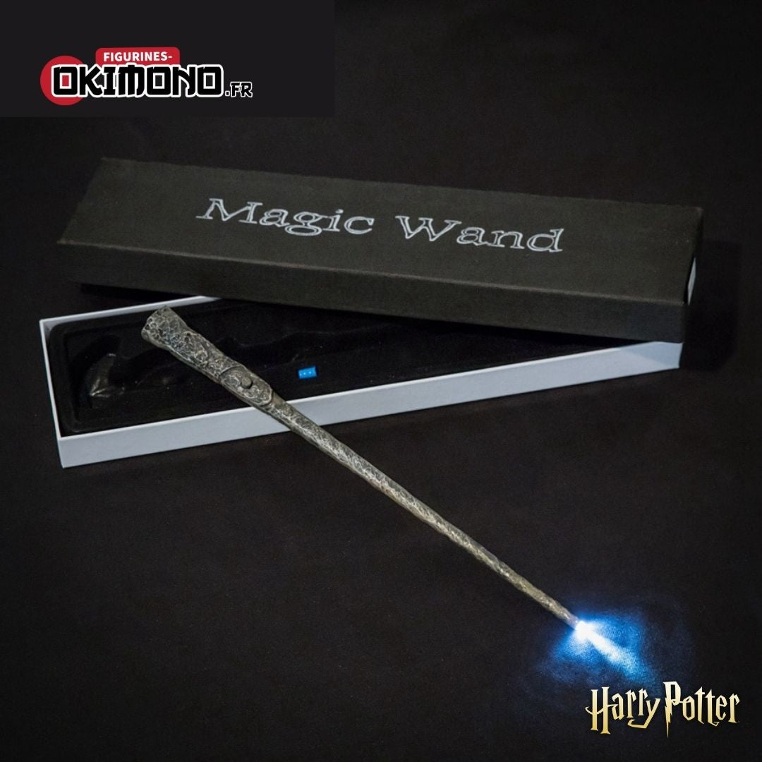 Baguette de Ron Weasley de Harry Potter dans la boîte d'Ollivander